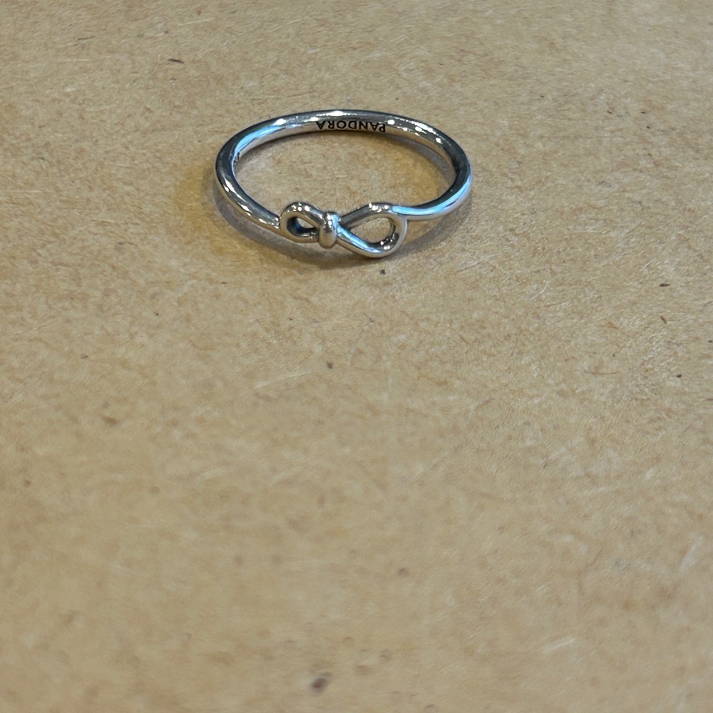 Infinite knot sterling silver authentic Pandora Ring ALE 925 size 52 size 6